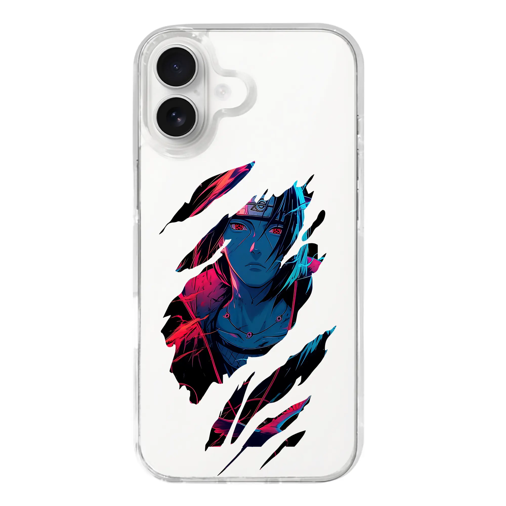 ナルト グッズ うちは イタチ - iPhone 17シリーズ 透明スマホケース – 薄型・耐衝撃・精密フィット保護カバー